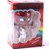 Marvel Deadpool Action Figure Riding Version Bobble Head