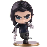 Captain America Bucky Barnes Winter Soldier Bobble Head Figure